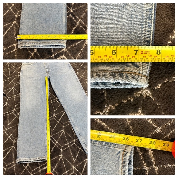 AGOLDE Wilder Mid Rise Comfort Straight in Cascadia - Picture 4 of 7